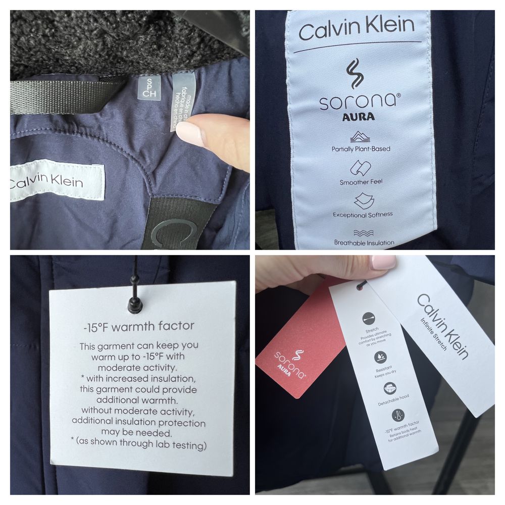 Зимняя куртка Calvin Klein S пуховик Кельвин Кляйн