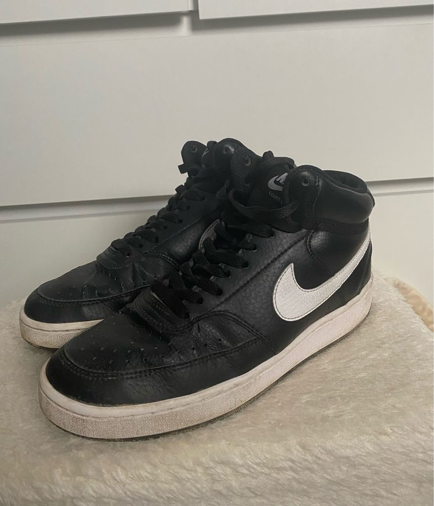 Buty Nike Court Vision Mid Black/White