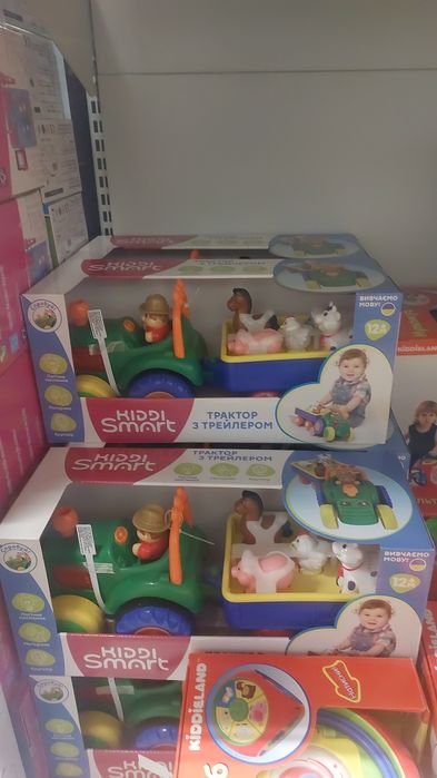 Ноїв,ноєв ковчег,трактор ,паравоз kiddismart