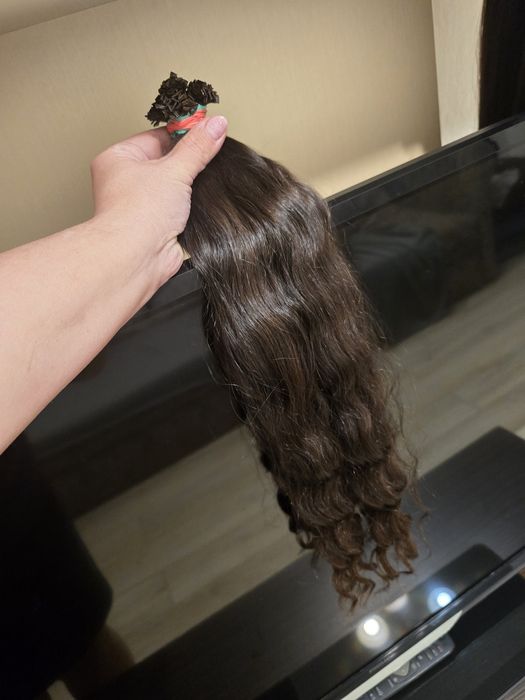 Волосы детские Славянка 50см неокрашены