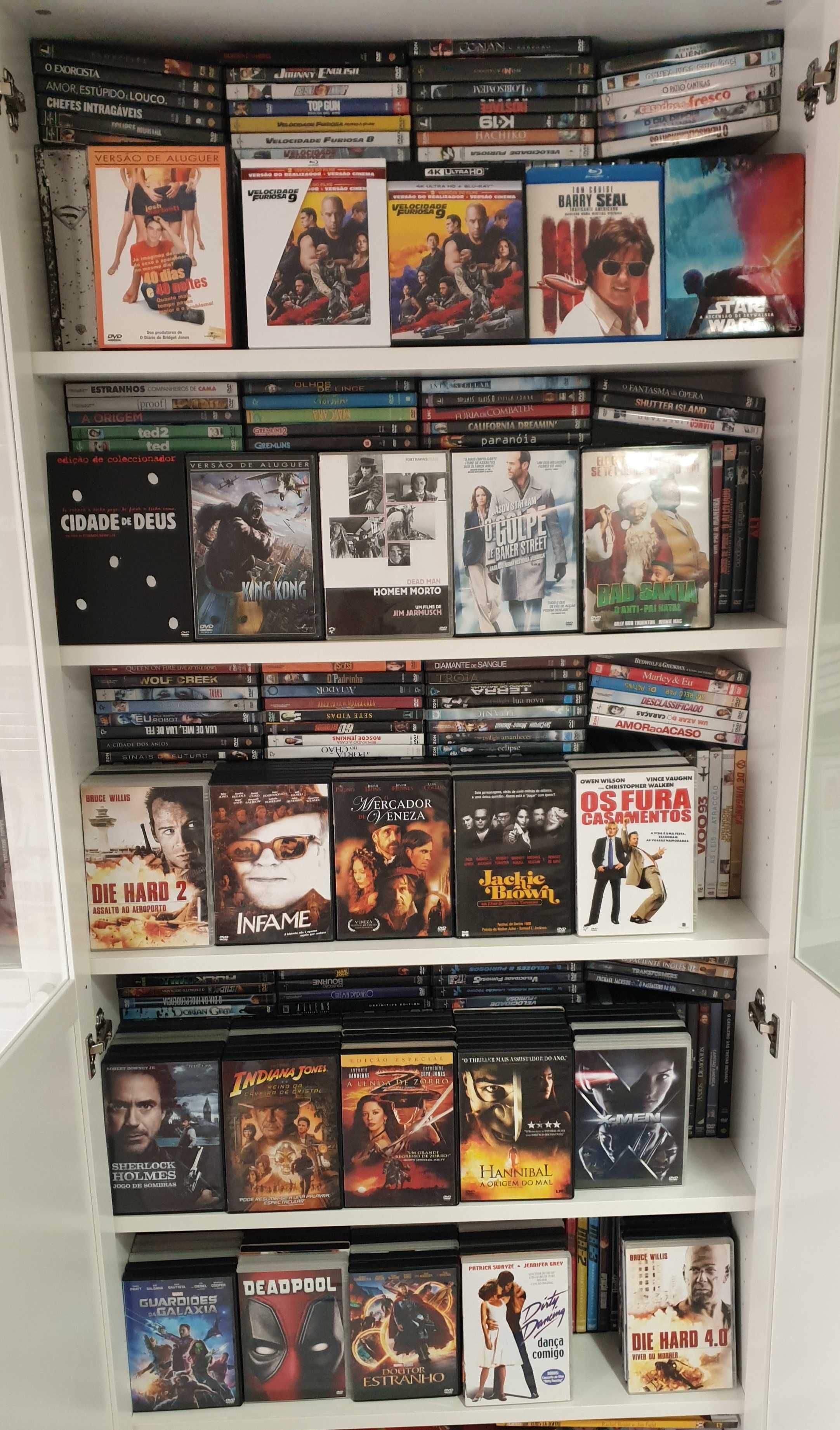 Coleção de DVD´s e Blu-Ray