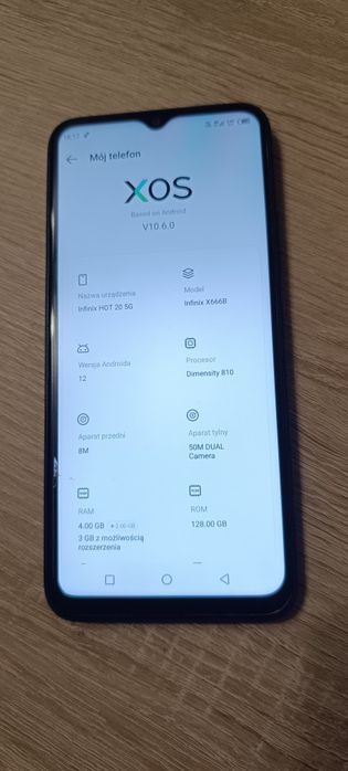 Telefon Infinix 20 5G