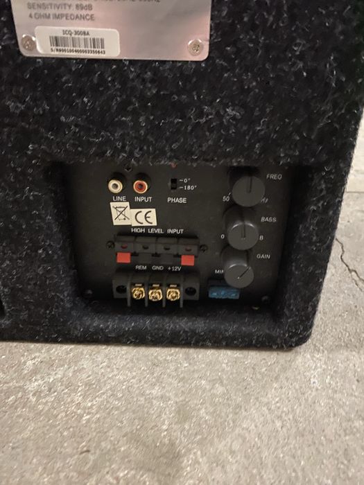 Активний сабвуфер Kicx ICQ-300BA