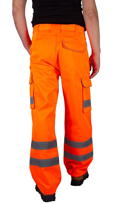 Spodnie Robocze Odblaskowe Ostrzegawcze Bhp 36/32