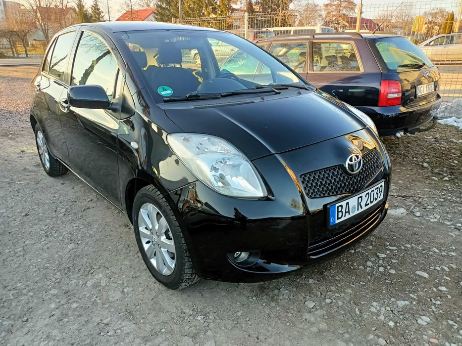 Toyota Yaris 1,3VVT-i 87KM! Niemcy! Opłacony! 5Drzwi! Czarna! 2008r.!