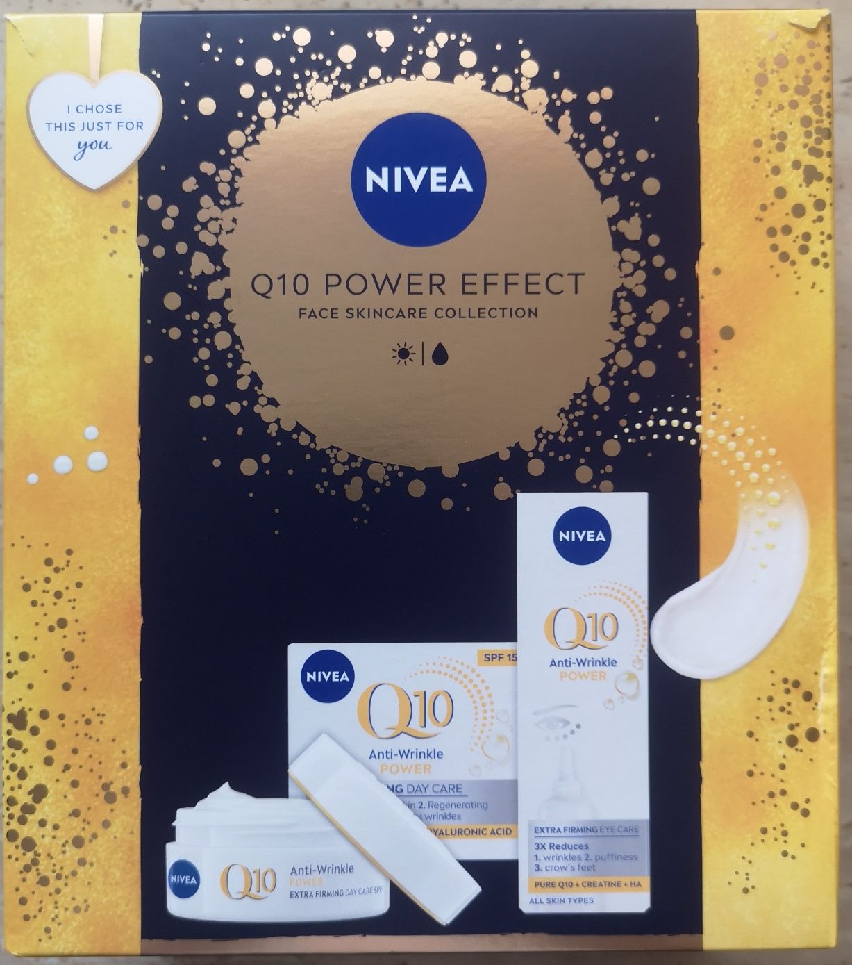 Nivea Q10 Power Effect krem do twarzy na dzień 50ml + krem pod oczy 15