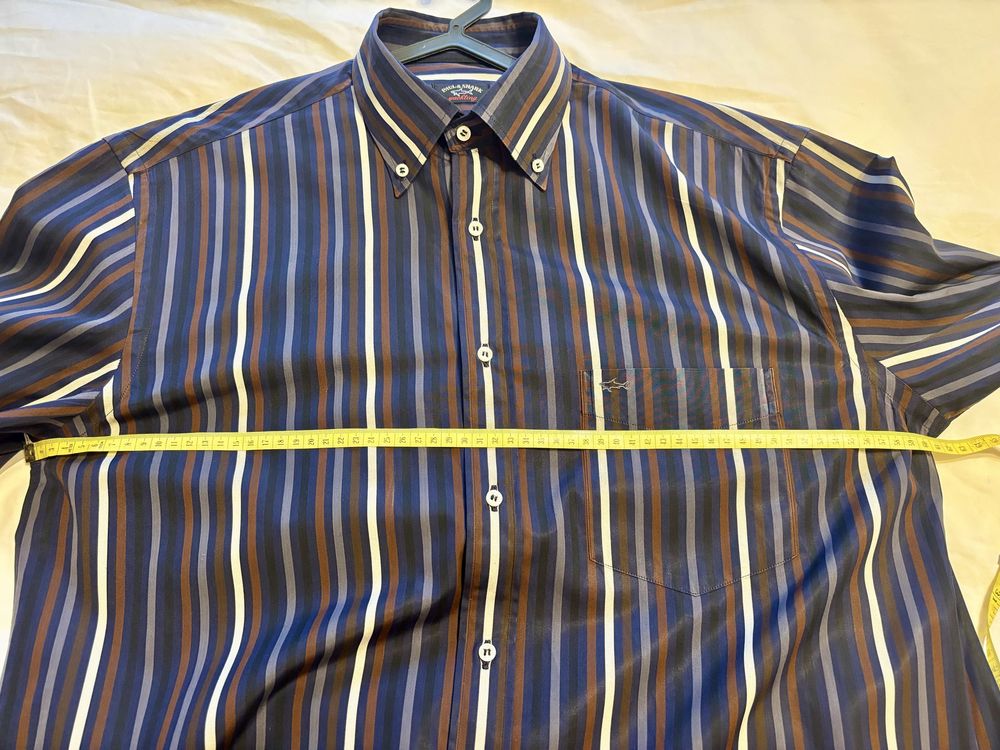 Camisa Paul & Shark, excelente estado. Tamanho 42. Medidas nas fotos