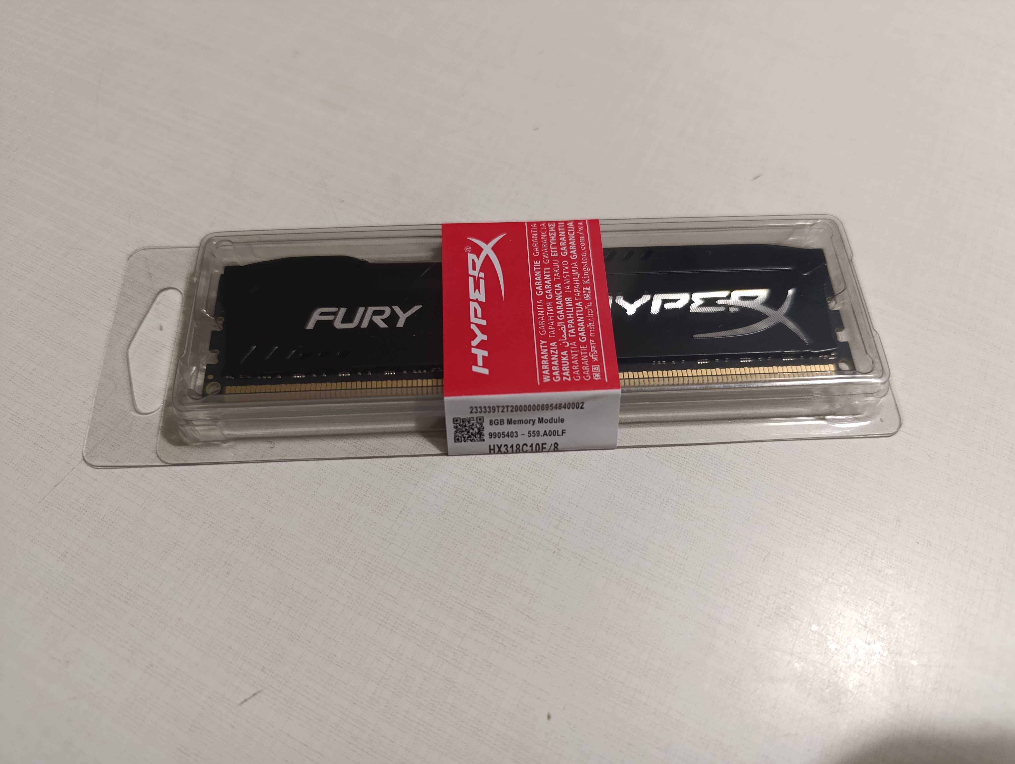Оперативная память HyperX FURY 8GB, 16GB (kit 2x8GB) DDR3
