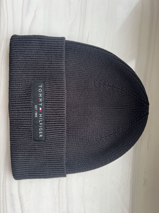 Чоловіча чорна шапка Tommy Hilfiger 100% Original