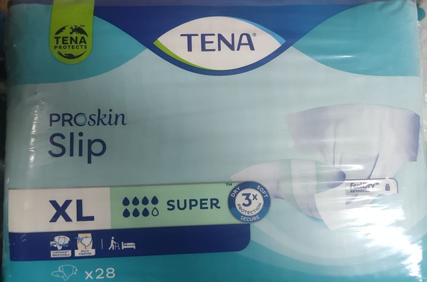 TENA PROSKIN SLIP XL 28 szt pampersów w paczce