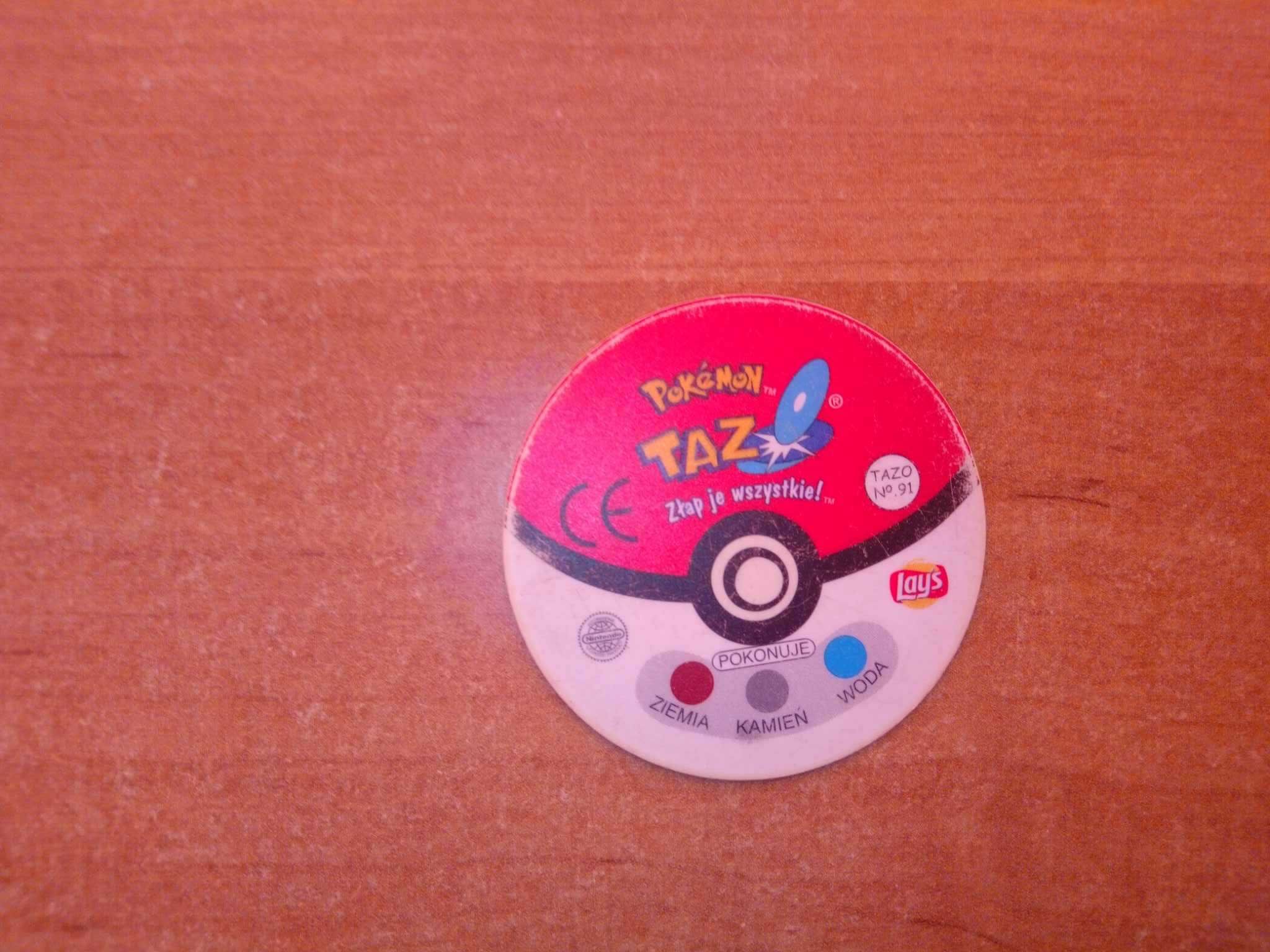 Pokemon Tazo Tazos #102 Exeggcute Lays 2001 No 91 Złap je wszystkie
