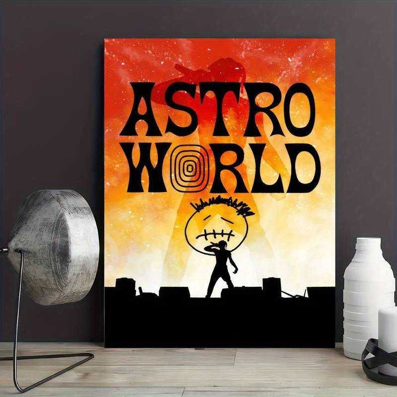 plakat travis scott rodeo,astroworld,utopia