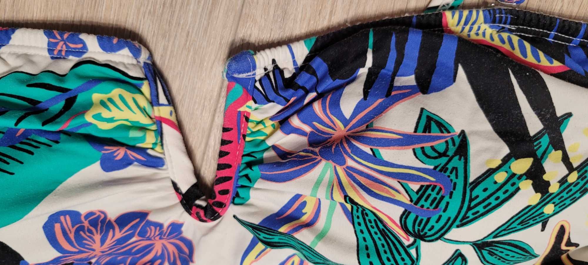 Kostium kąpielowy, bikini w kwiaty, Only!