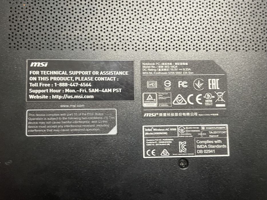 Игровой ноутбук MSI GS65 Stealth (MS-16Q4) ОБМЕН!