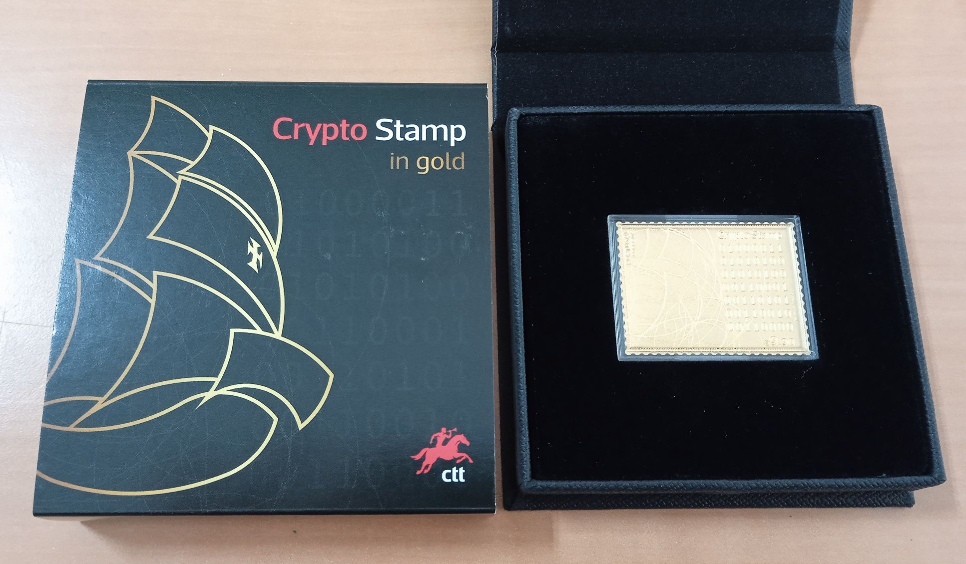 CRYPTOSTAMP em ouro