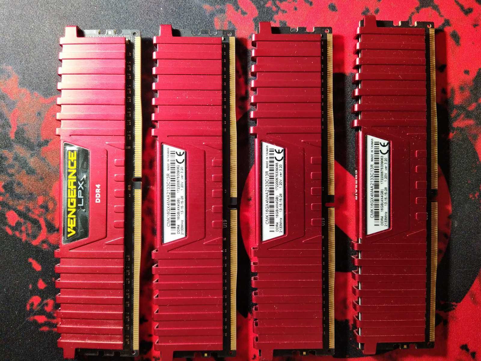 Память для настольных компьютеров 16 GB (4x4GB) DDR4 2133 MHz