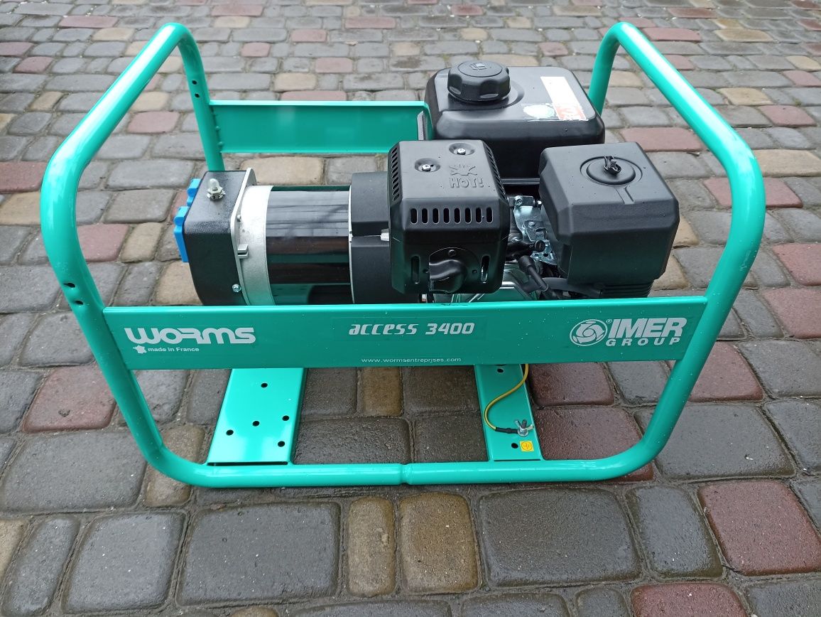 Генератор бензиновий 3.3 kVA Worms Access 3400 Франція