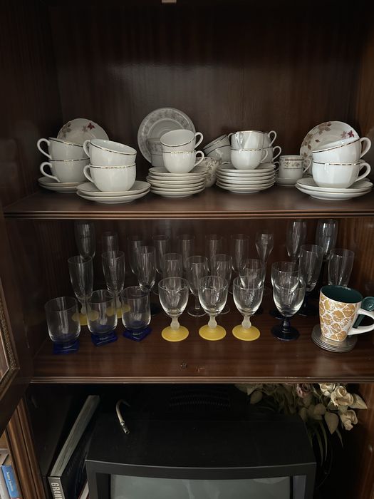 Servicos de chá e café Vista Alegre.