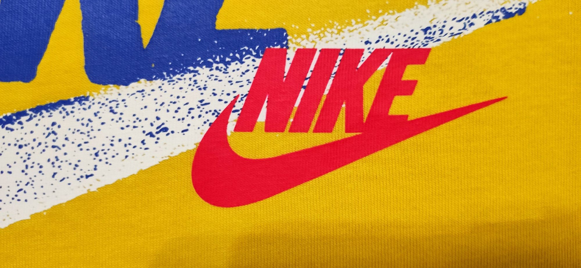 Koszulka t-shirt firmy Nike x2 kolor żółty bawełna