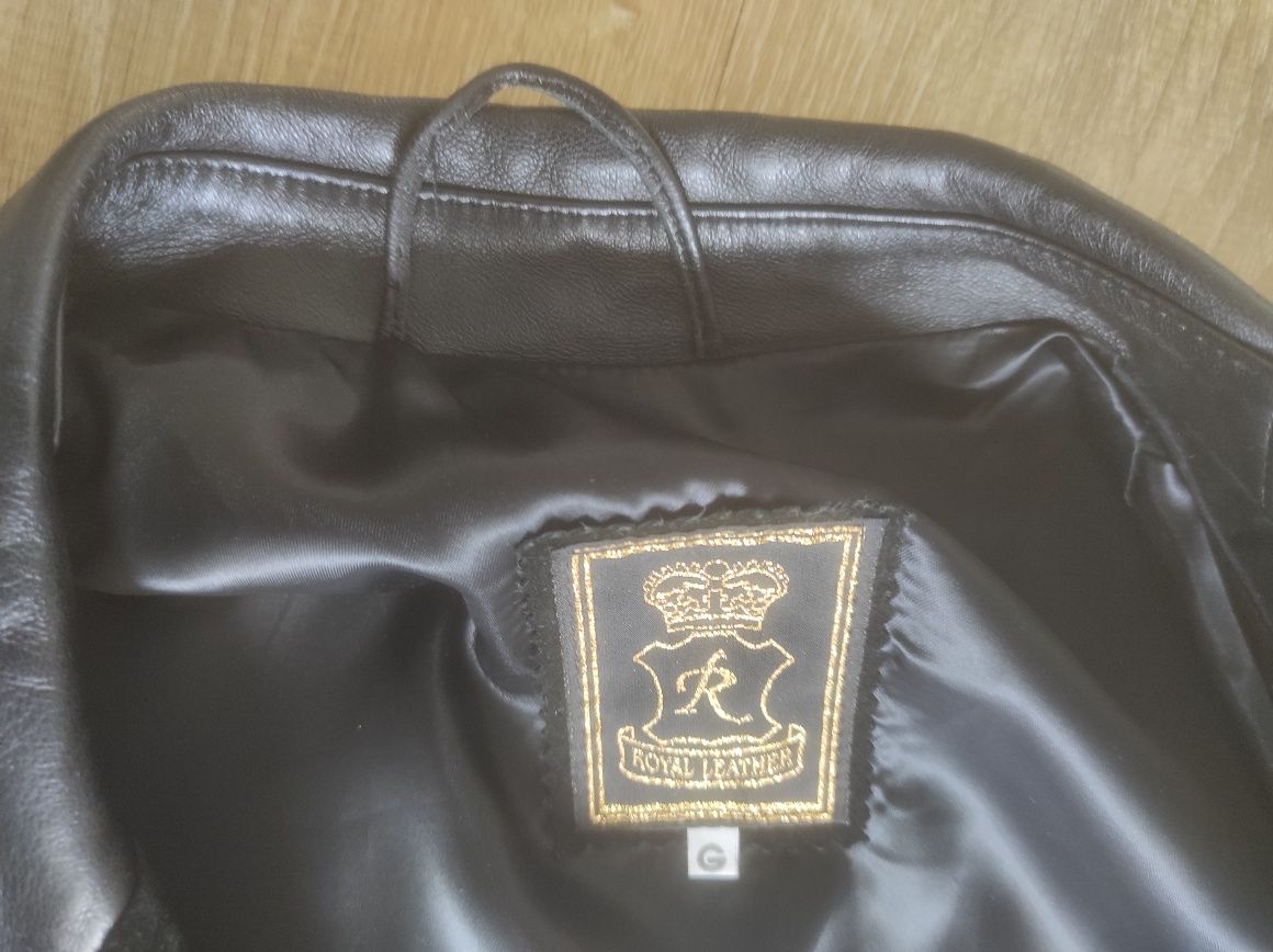 Royal Leather marynarka skórzana męska XL