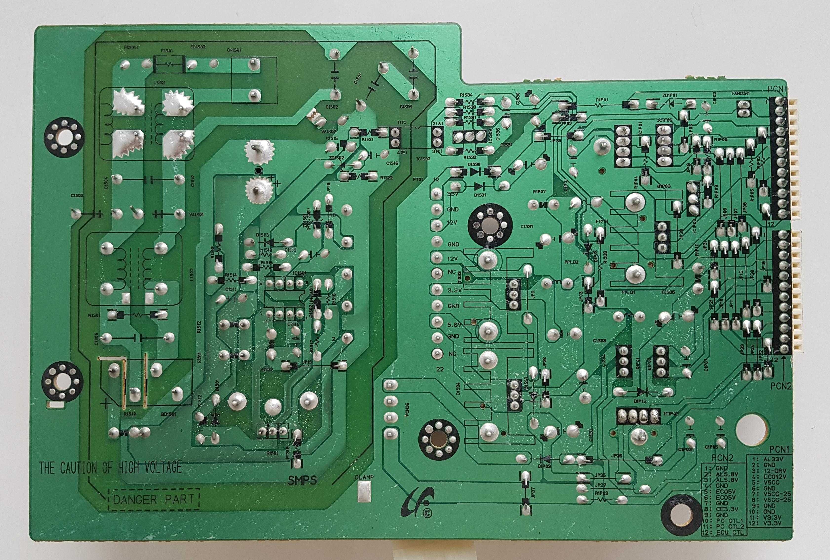Samsung DVD-HR753 HR755 kino domowe PCB układ zasilania zasilanie