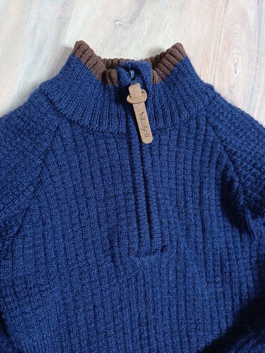 Vikafjell gruby wełniany sweter wool 2 lata