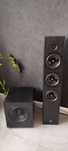 Zestaw kolumn, amplituner, subwoofer Yamaha prism