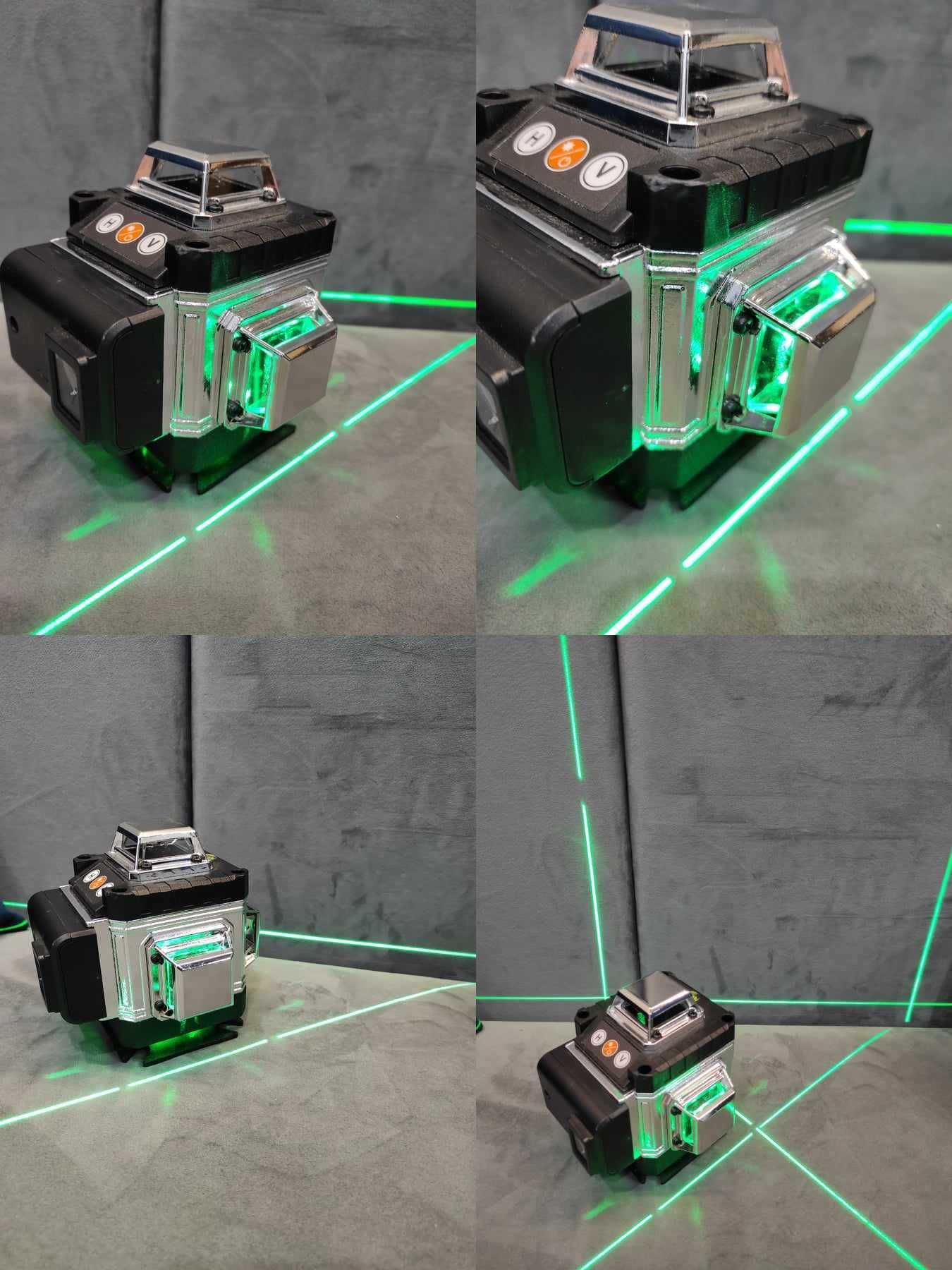 Poziomica laserowa samopoziomująca - 100 stóp 4x360 3x360
