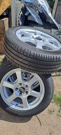 Alufelgi Oz/MSW Design 5x112 16 wv skoda seat opony Michelin Primecy 4