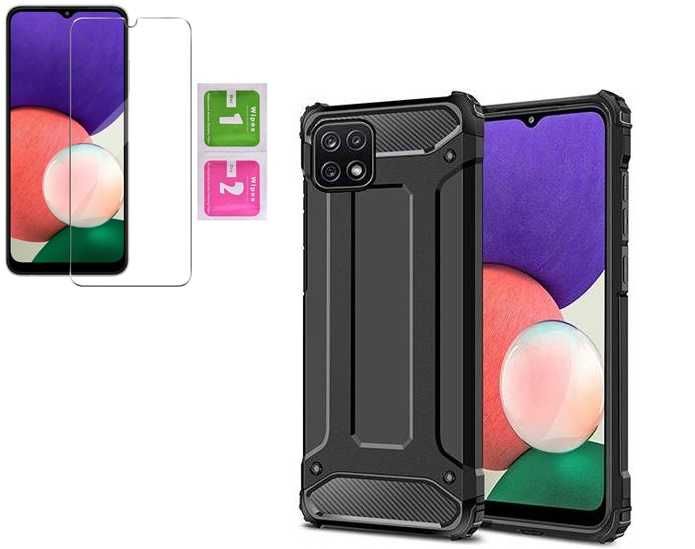 Case Etui Pancerne Armor do Samsung Galaxy A22 5G + Szkło Hartowane