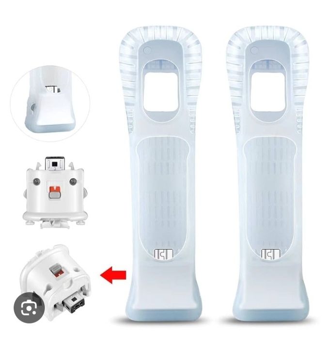 Capa Silicone|Adaptador Motion Plus|Comando Wii (ORIGINAIS Wii/Wii U)