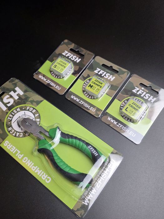 Zfish szczypce do zaciskania fluorocarbonu krimptool + krimpy