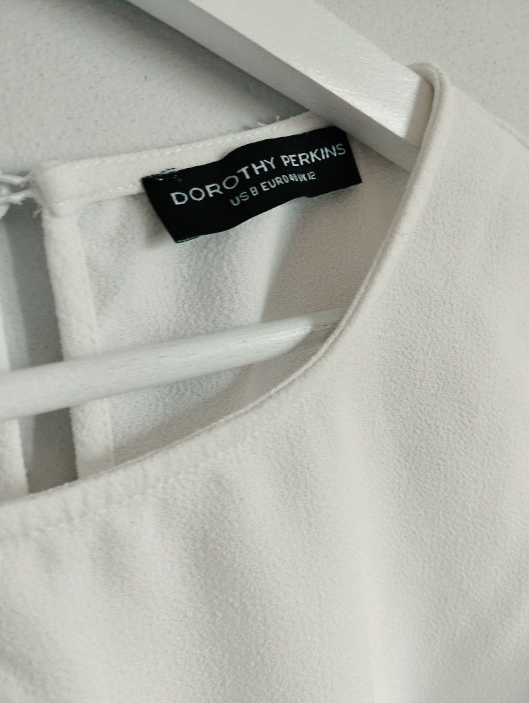 Elegancka bluzka, szerszy prosty fason r. S/M Dorothy Perkins