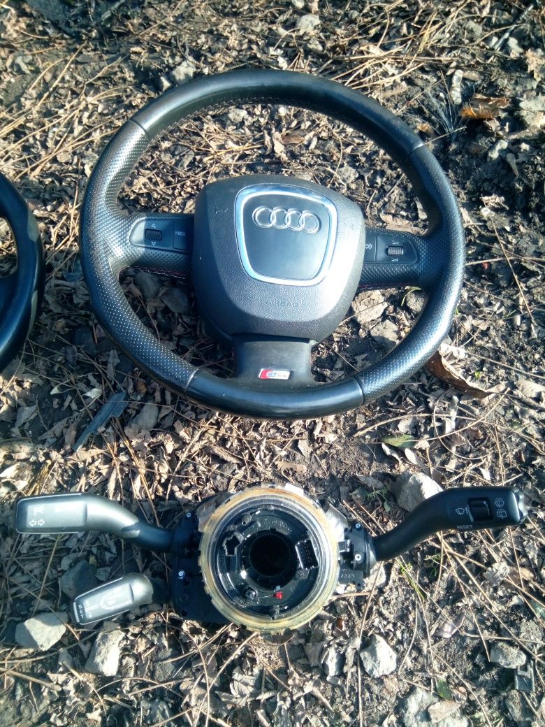 Kierownica z łopatkami zmiany biegów tempomat moduł audi Q7 4l