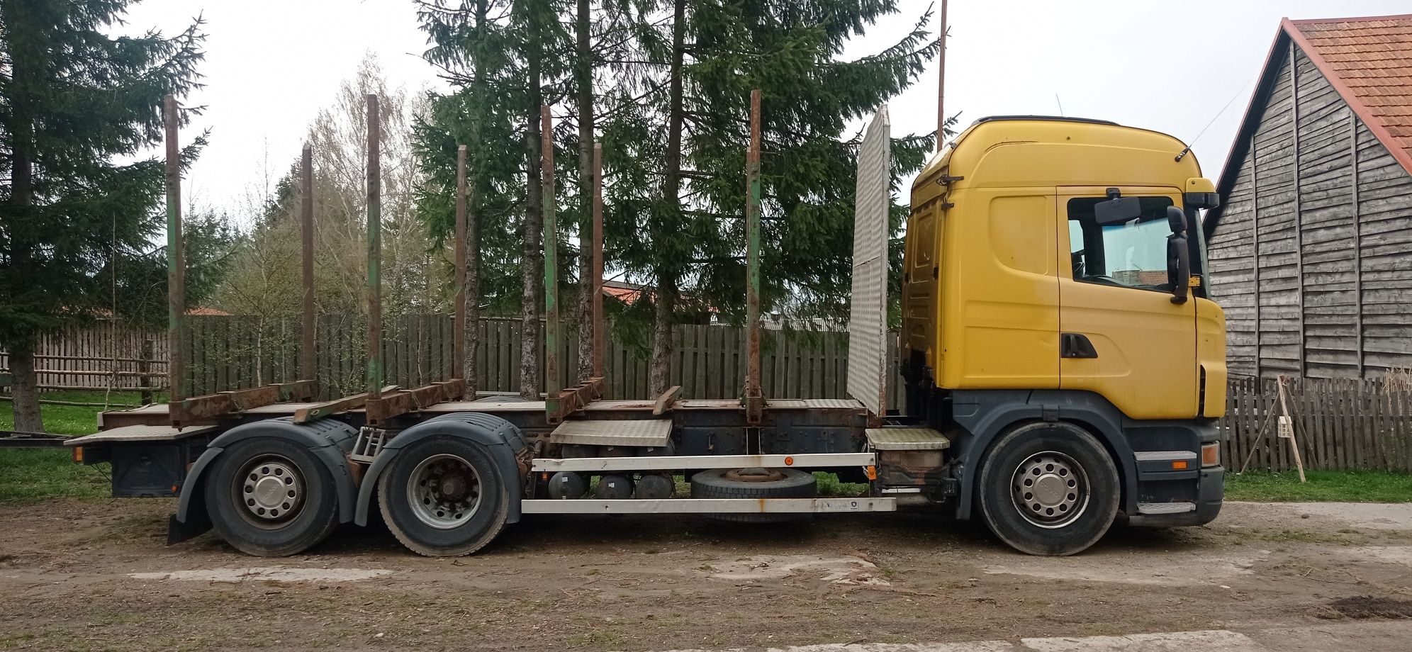 Scania r420 6x2 wraz z przyczepą