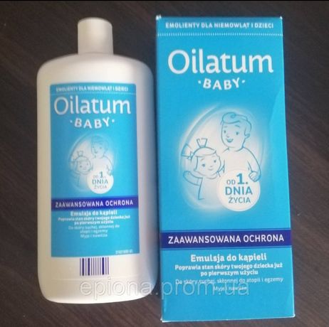 Ойлатум Oilatum emollient средство для купания, эмульсия 500мл, Польша