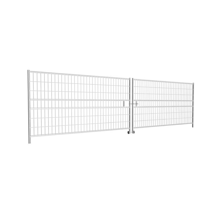 Brama tymczasowa 2- skrzydłowa 7m (2 x 3,5m) ogrodzenie