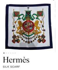 Hermes, великий шовковий платок