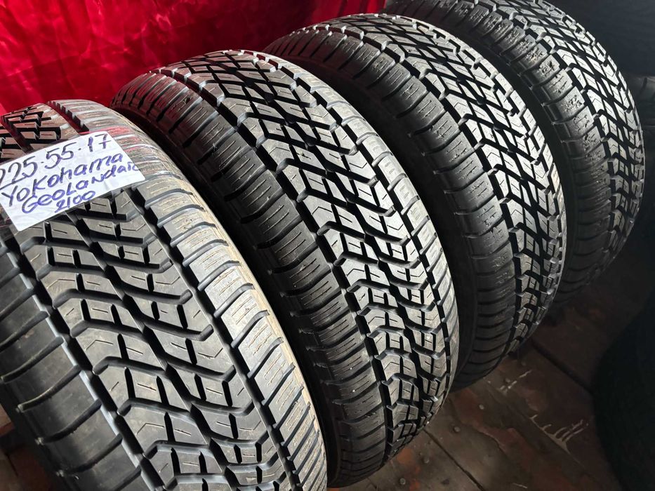 225-55-R17 YOKOHAMA GEOLANDAR 4штуки всесезон резины GERMANY 2023
