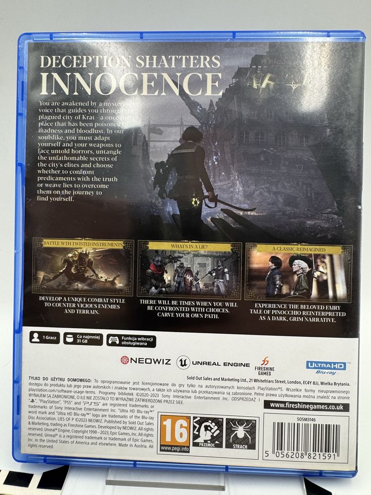 Lies Of P Ps5 Gwarancja