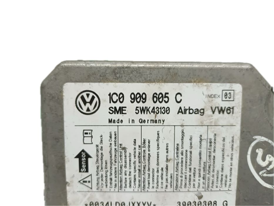 Centralina airbag VOLKSWAGEN Passat (3B3)