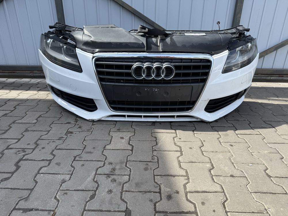 Przód Audi a4 b8 wzmocnienie reflektory chłodnice