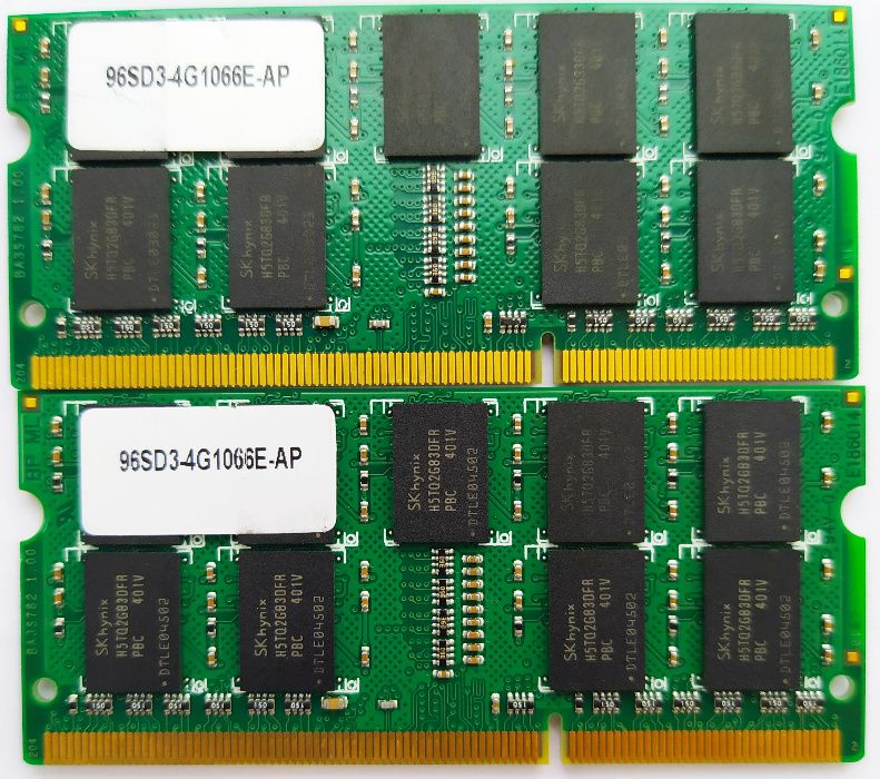 SO-DIMM оперативная память с ЕСС (!) 4GB DDR3 8500S 1066MHz RAM Apacer