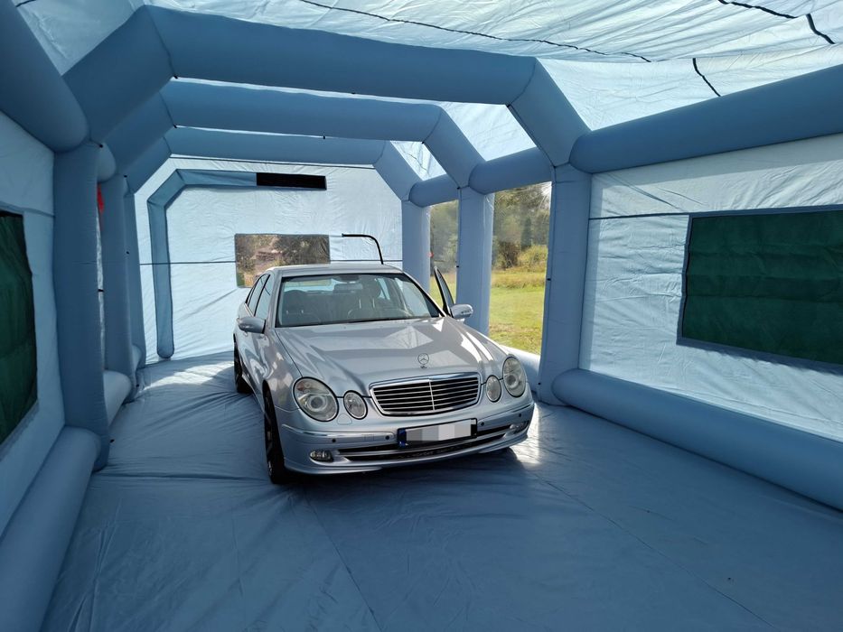 Namiot lakierniczy dmuchany 8.5m x 4.8m x 3.9m + dwie dmuchawy