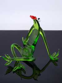 Figurka szklana – Żaba pełny luz