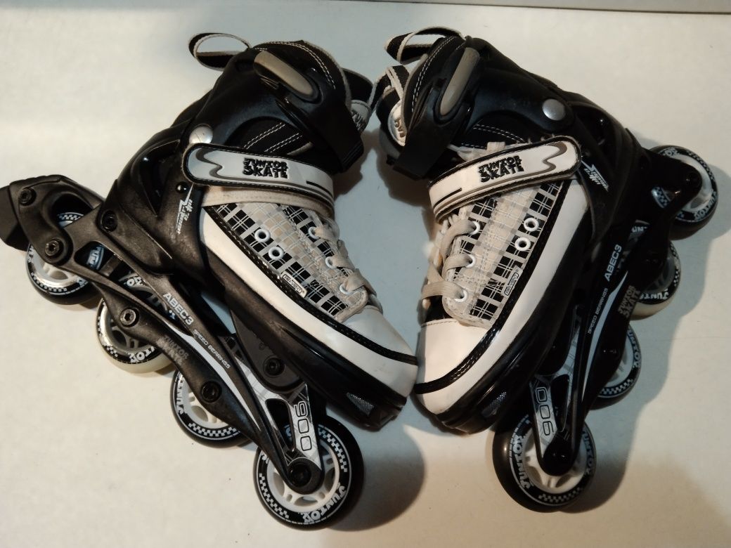 Rolki SKATE Junior rozmiar 33-36 SUPER stan