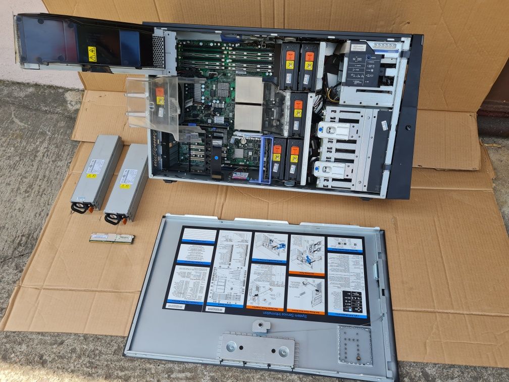 Serwer IBM X3500 system 32gb ram 2x xeon E5440