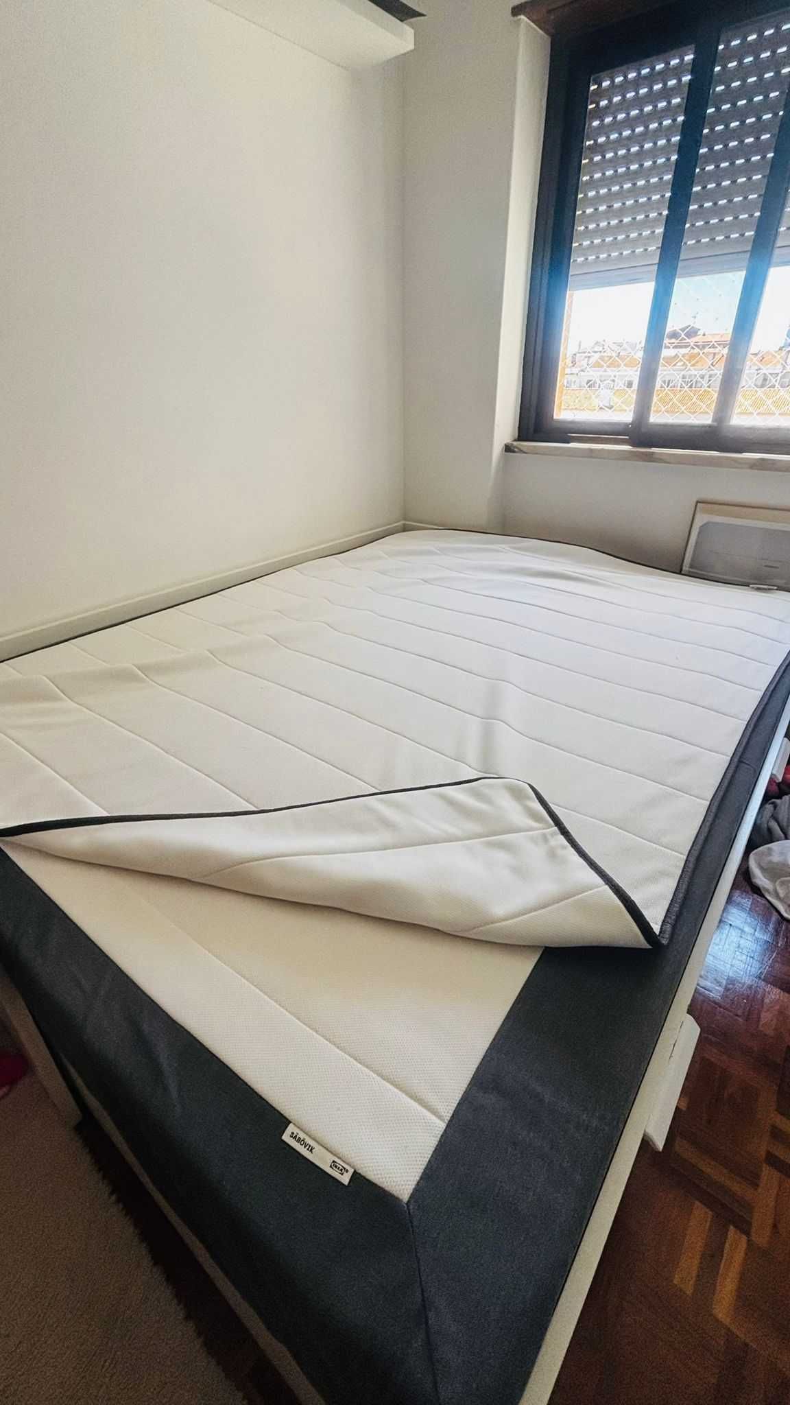 Colchão e sobrecolchão