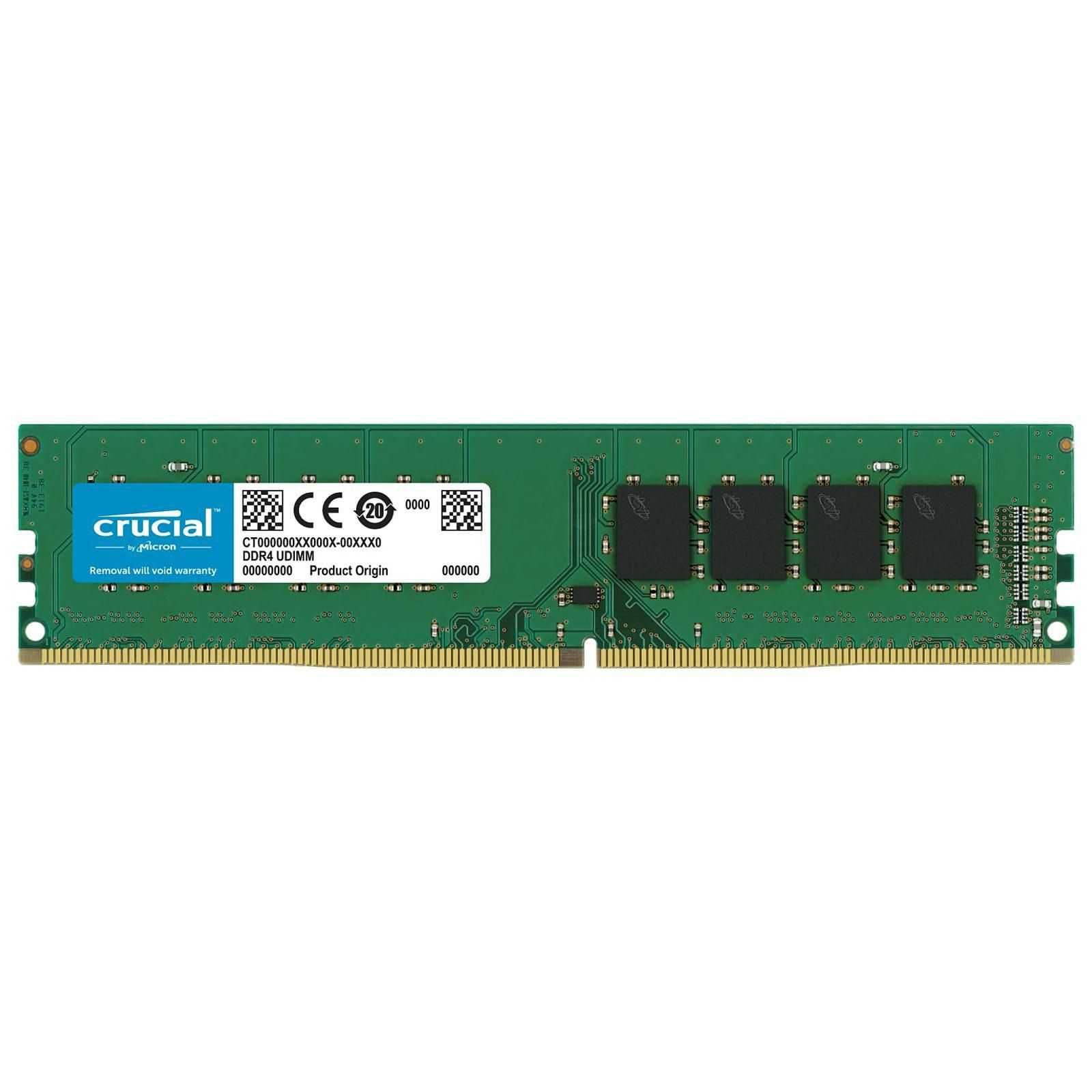 Memória RAM Crucial Value 8GB, DDR4-2666MHz Single-Ranked NÃO USADA