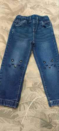 Spodnie jeansowe dziewczęce, Cool Club, r. 104